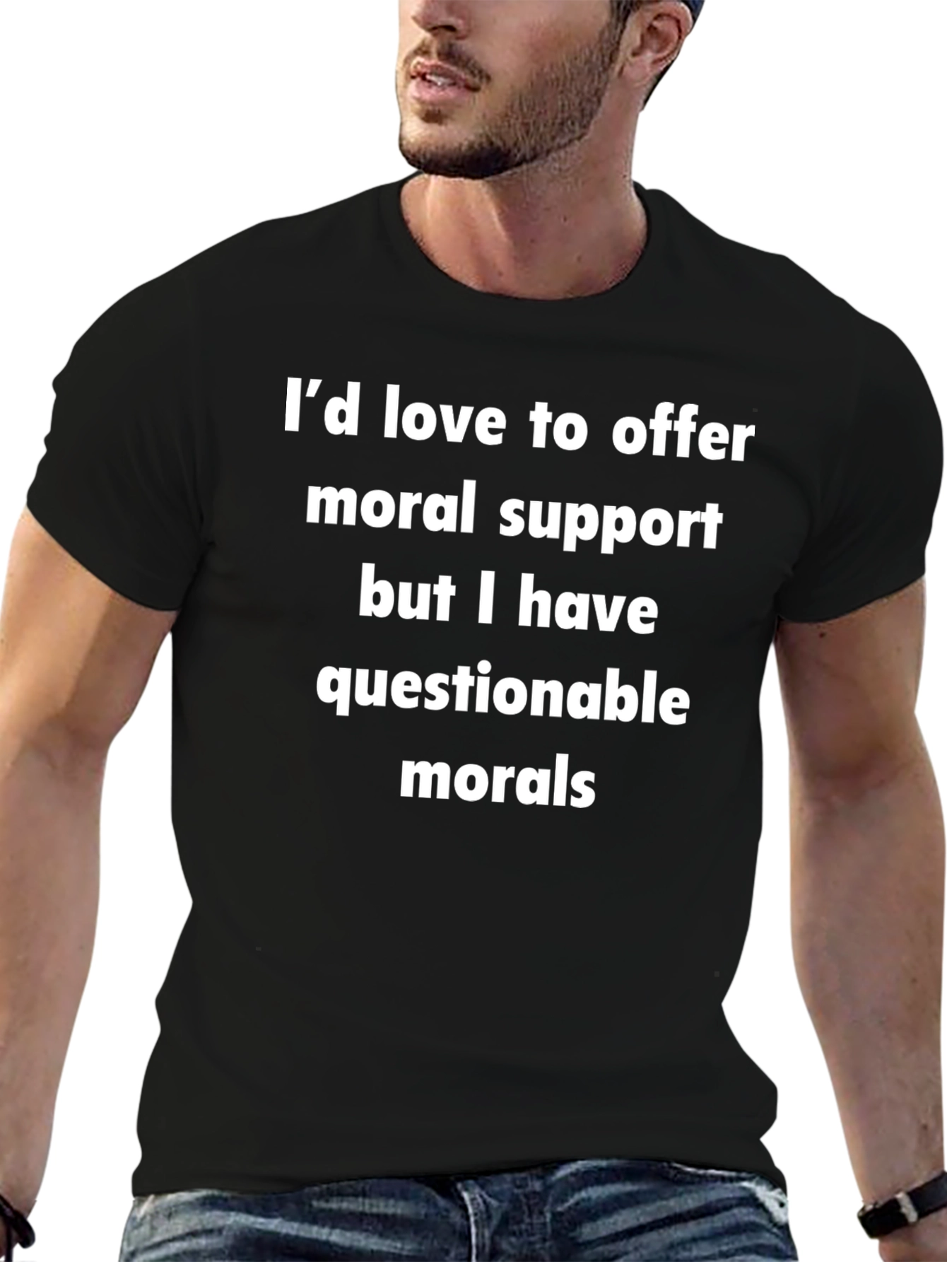 Humorous Morals Graphic T-Shirt