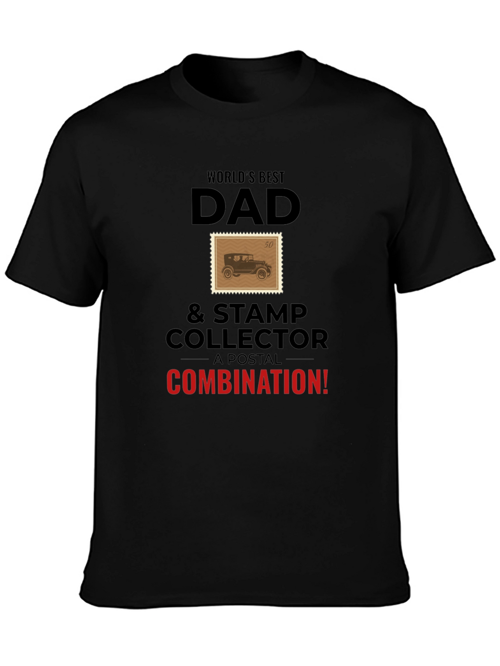 Worlds Best Dad Stamp Collector T-Shirt
