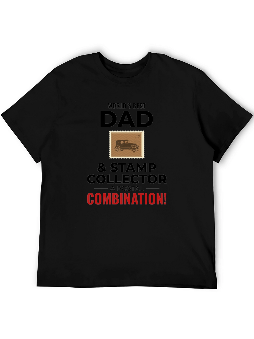 Worlds Best Dad Stamp Collector T-Shirt