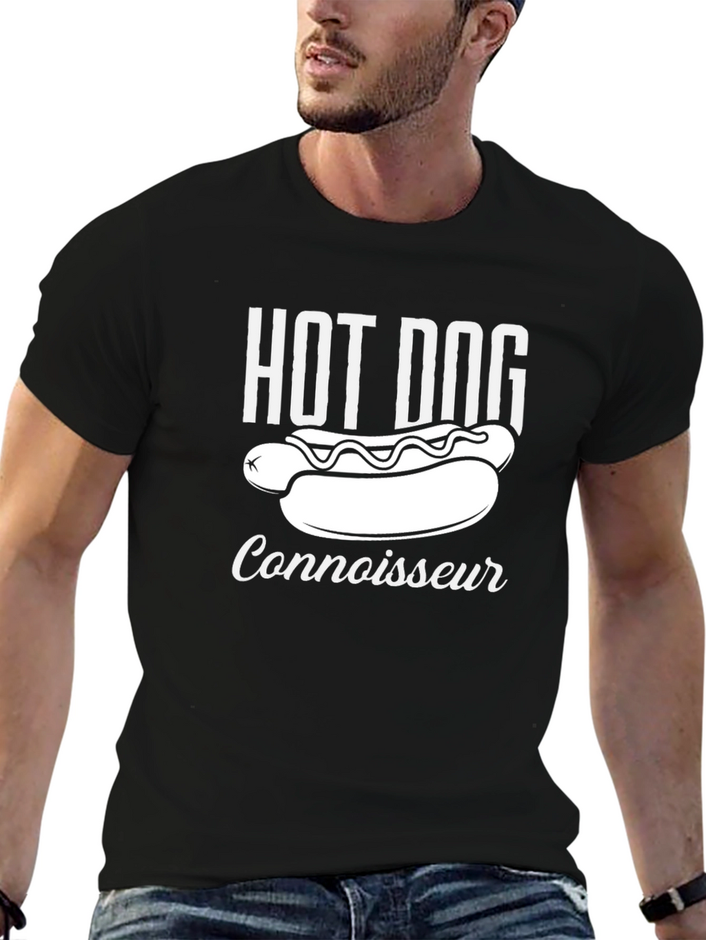 Hot Dog Connoisseur Graphic T-Shirt