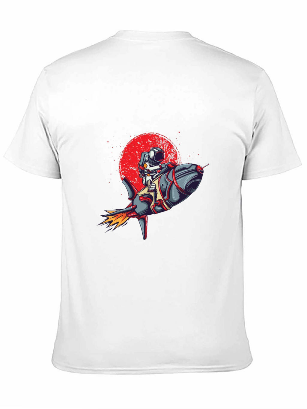 Astronaut Rocket Graphic Tee - Space Adventure T-Shirt