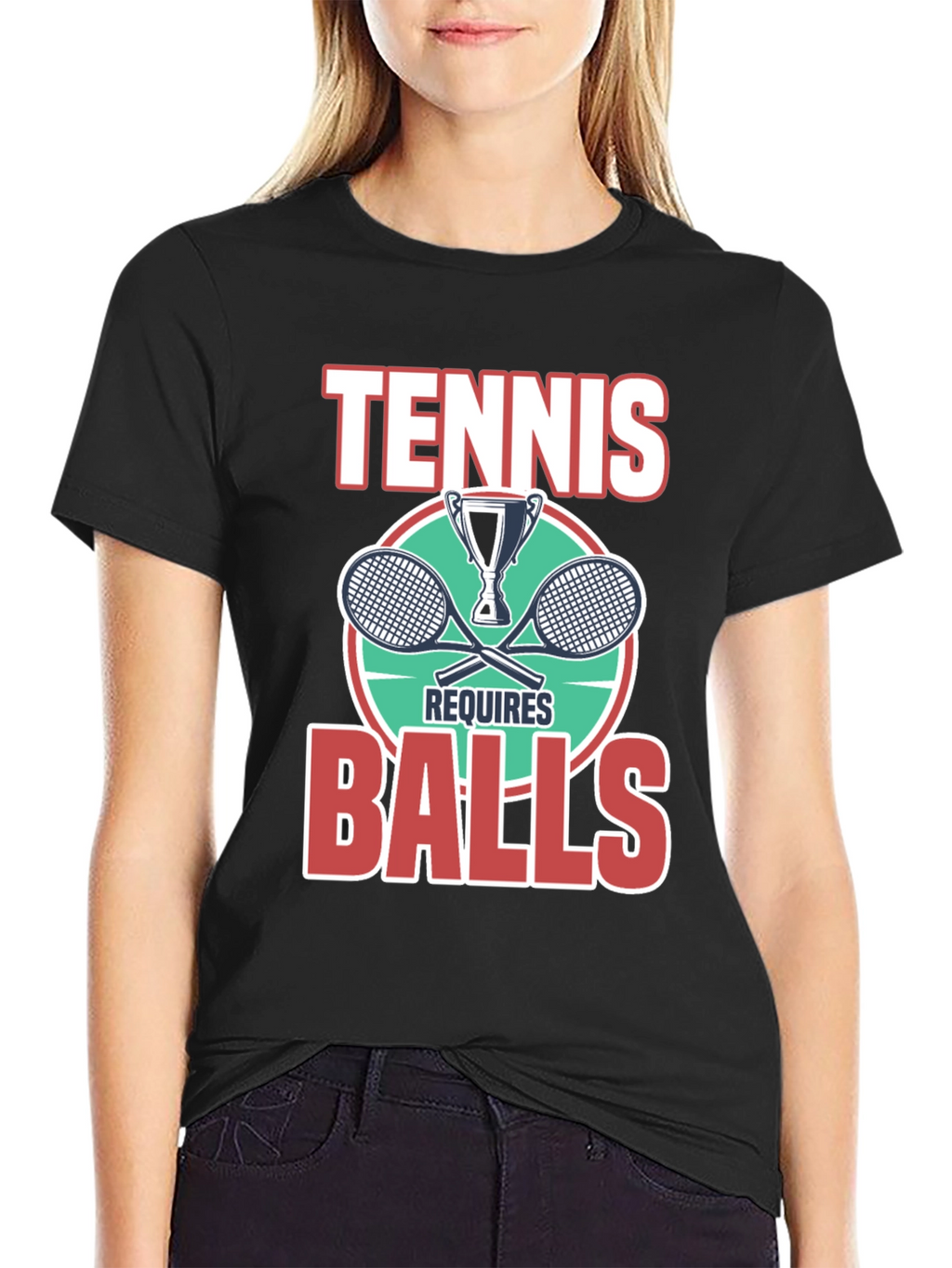 Tennis Requires Balls Graphic T-Shirt