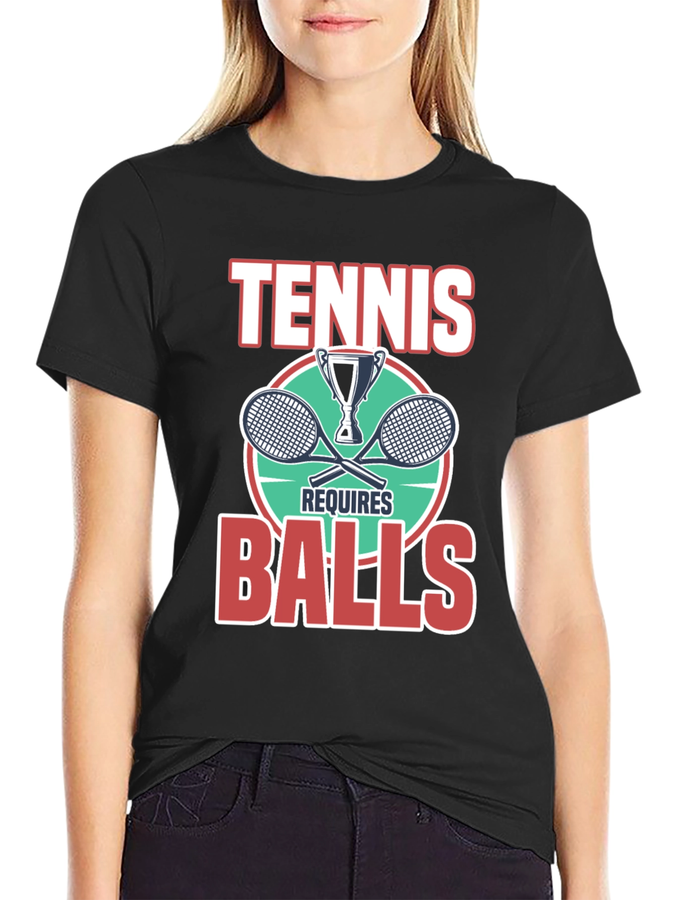 Tennis Requires Balls Graphic T-Shirt