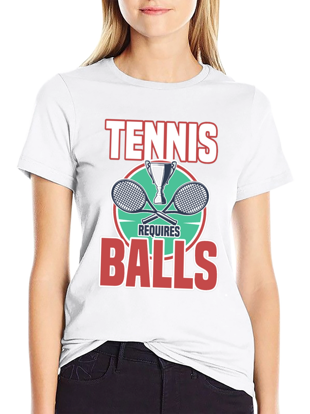 Tennis Requires Balls Graphic T-Shirt
