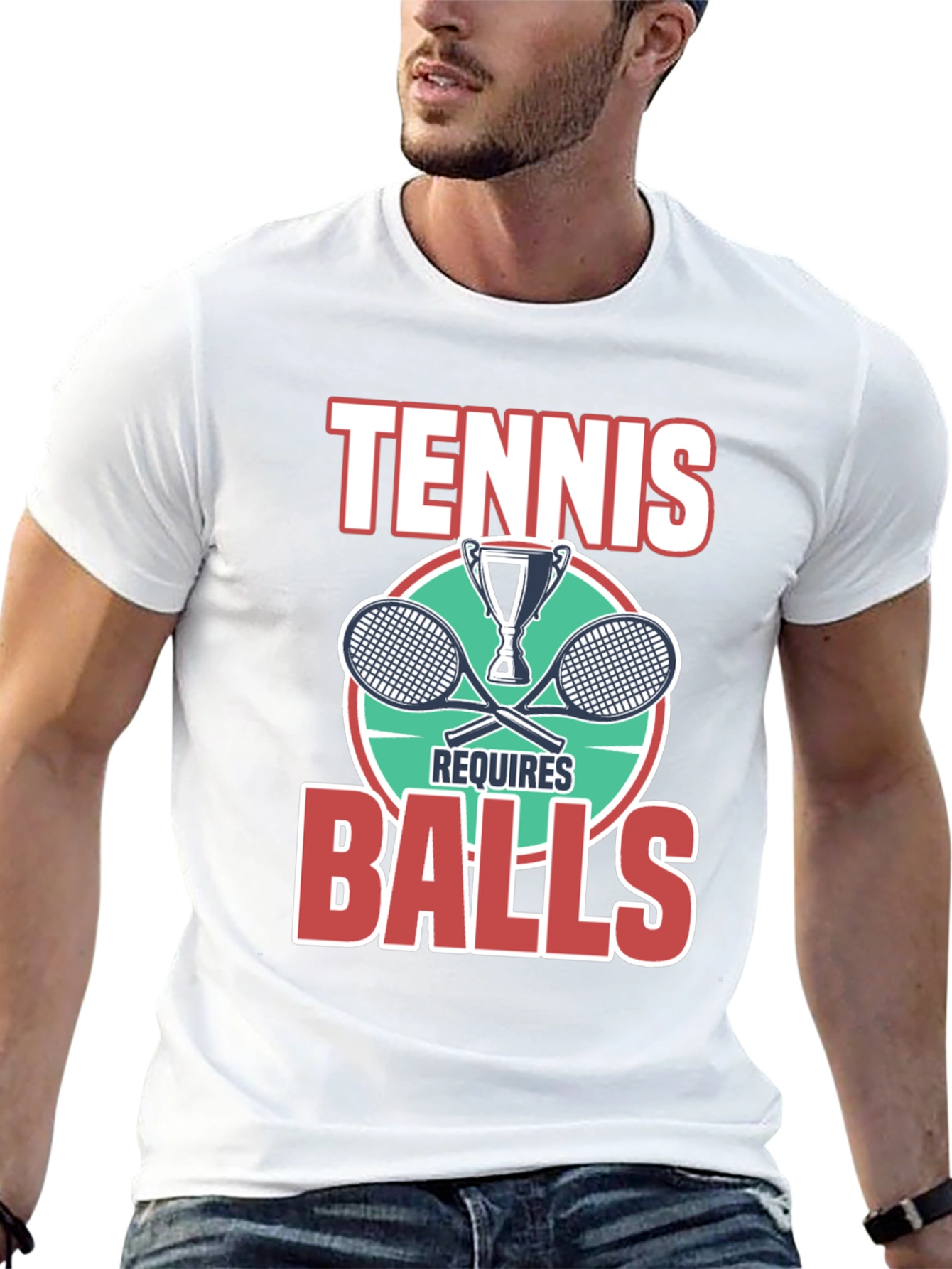 Tennis Requires Balls Graphic T-Shirt