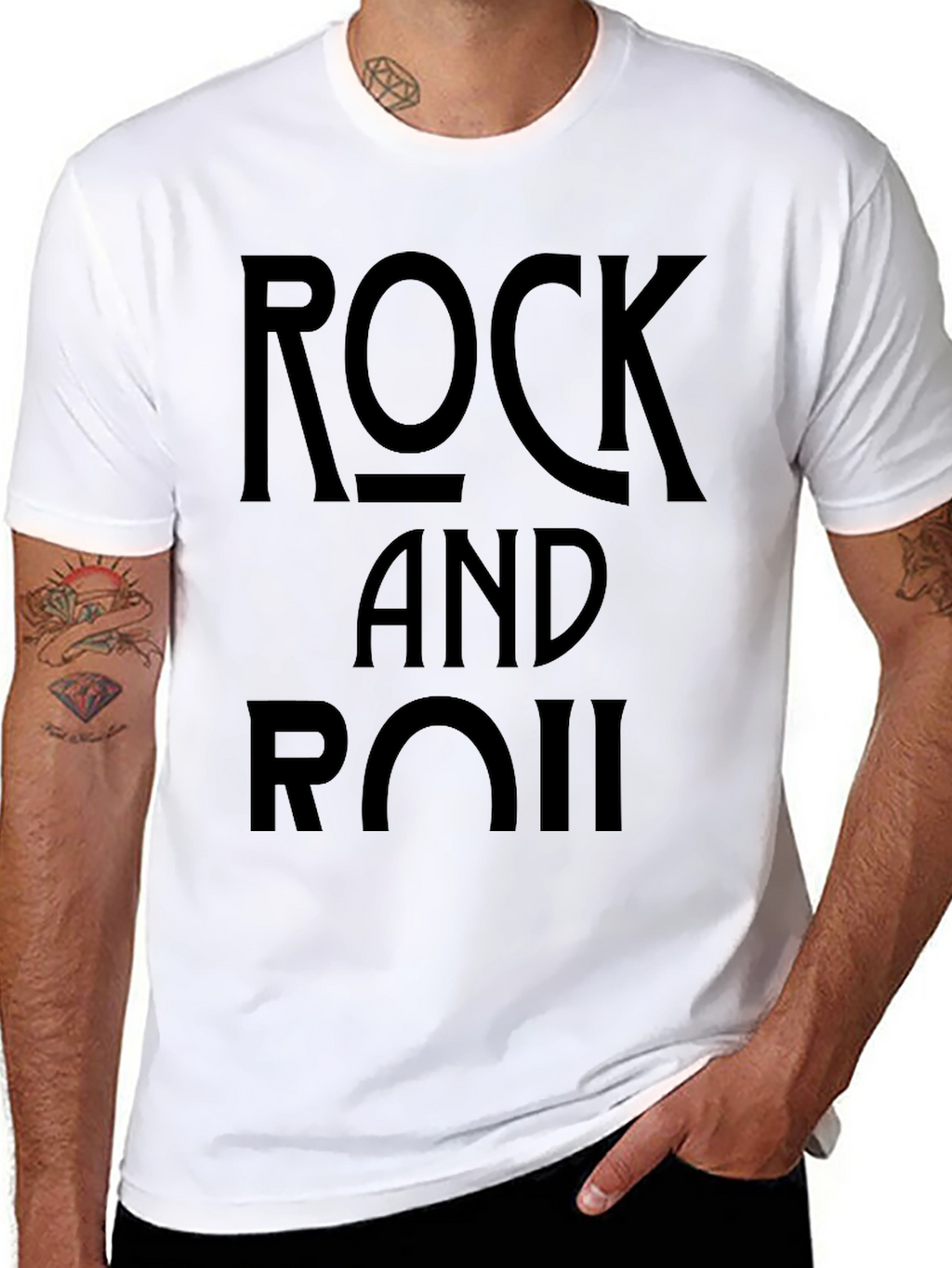 Rock and Roll Graphic T-Shirt