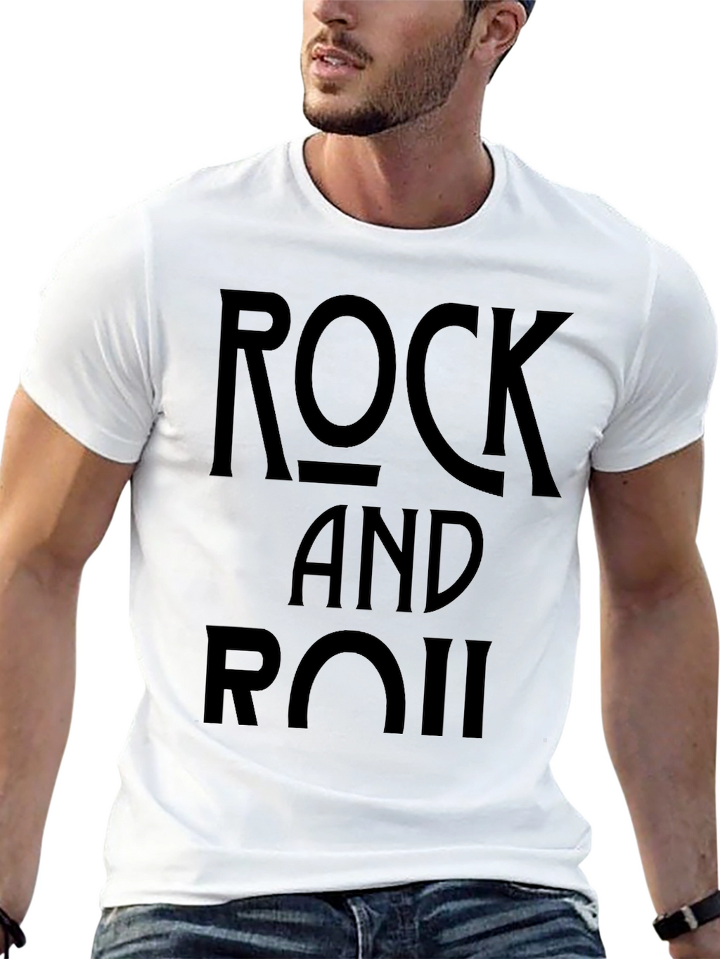 Rock and Roll Graphic T-Shirt