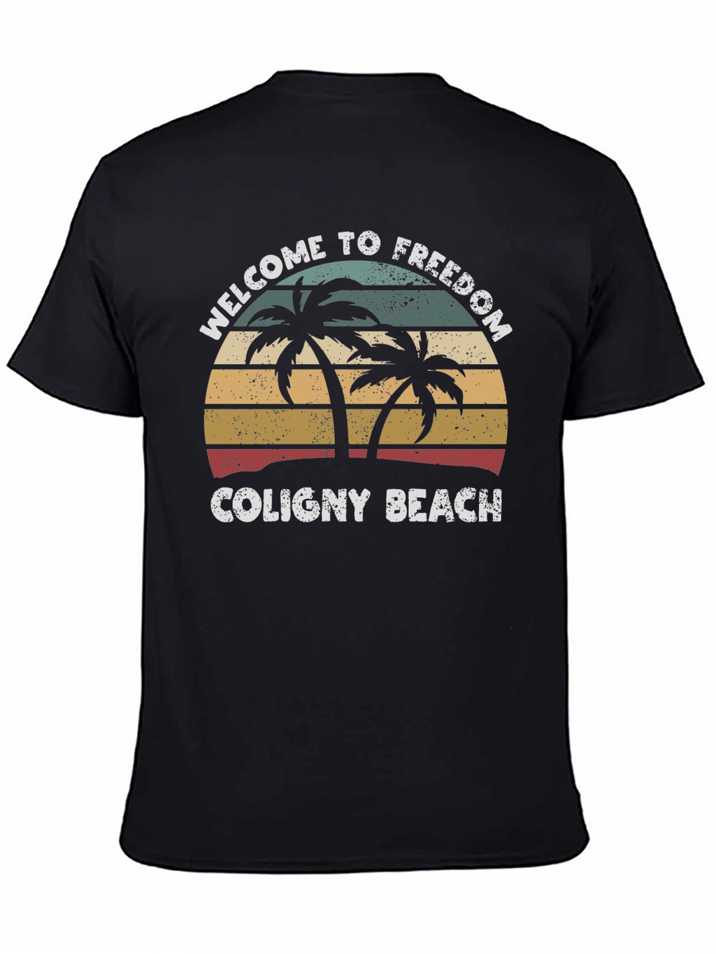 Coligny Beach Freedom Tee - Tropical Palm T-Shirt