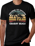 Coligny Beach Freedom Tee - Tropical Palm T-Shirt