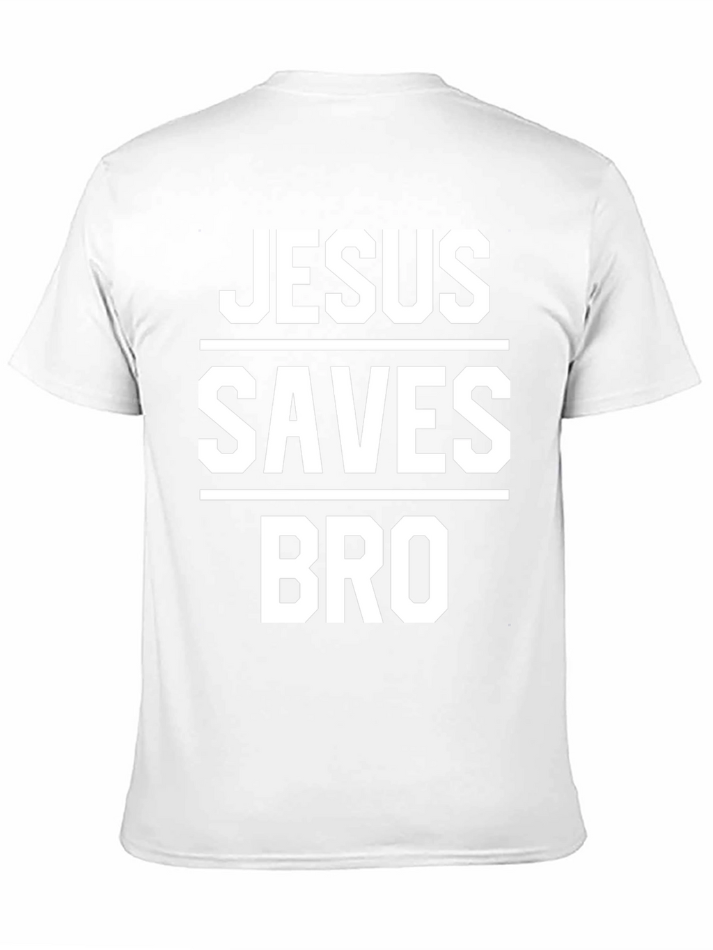 Jesus Saves Bro T-Shirt - Black Graphic Tee