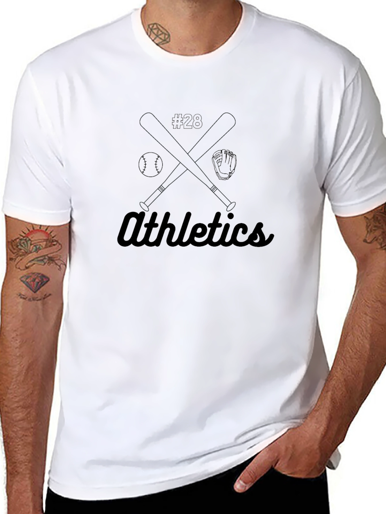 Athletics Baseball Fan T-Shirt