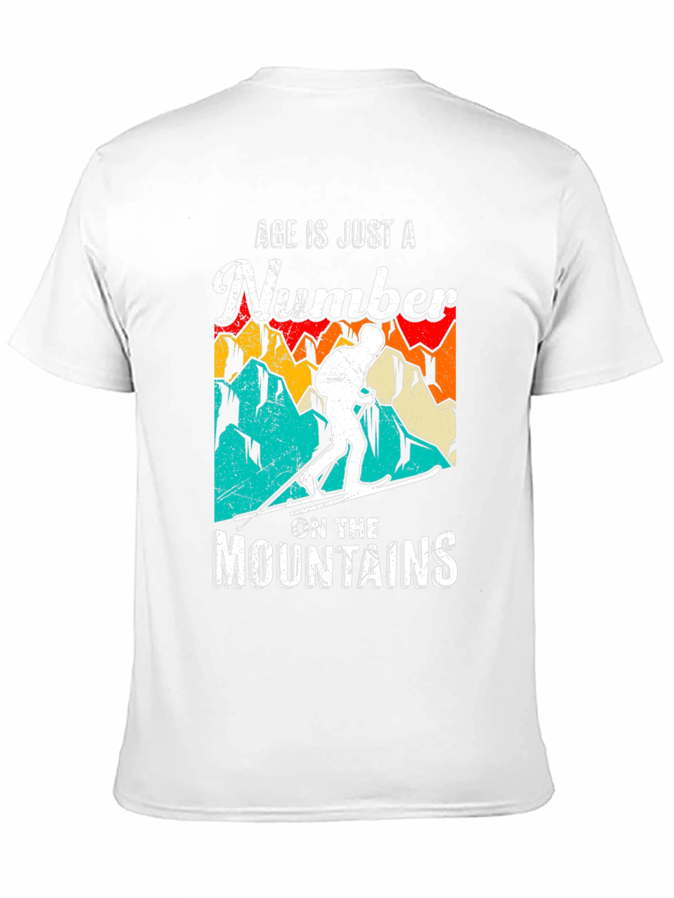 Age is Just a Number Skiing T-Shirt