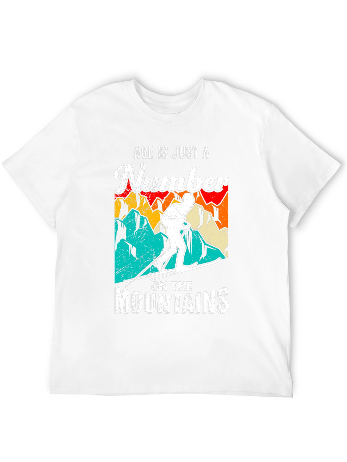 Age is Just a Number Skiing T-Shirt