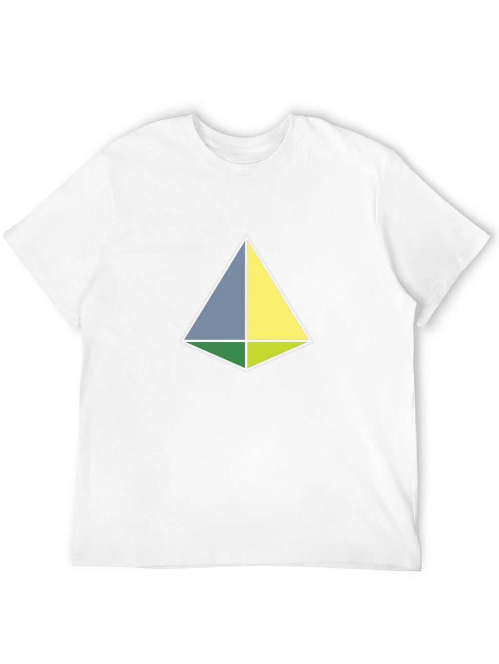 Geometric Tee - Minimalist Design Modern Style