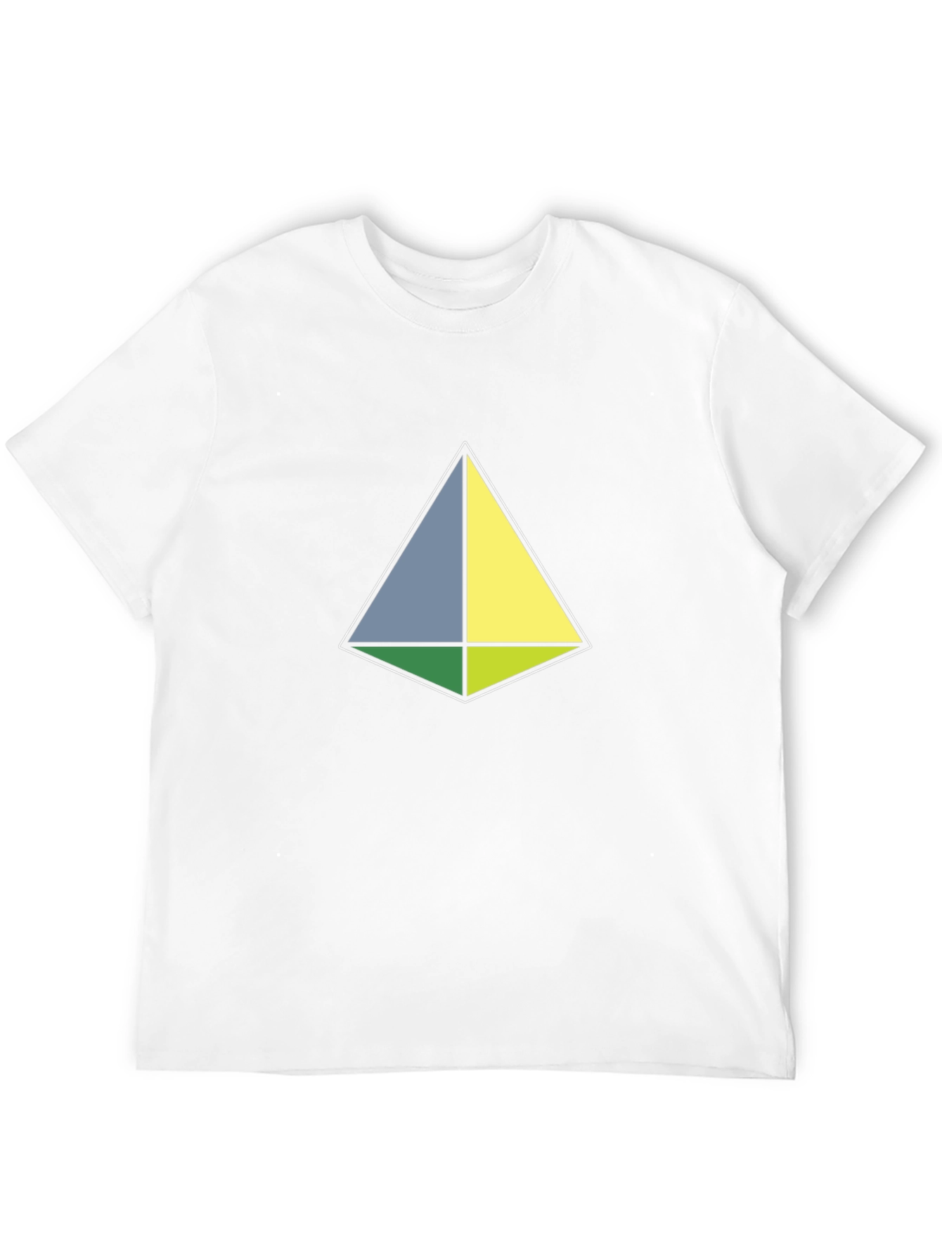 Geometric Tee - Minimalist Design Modern Style