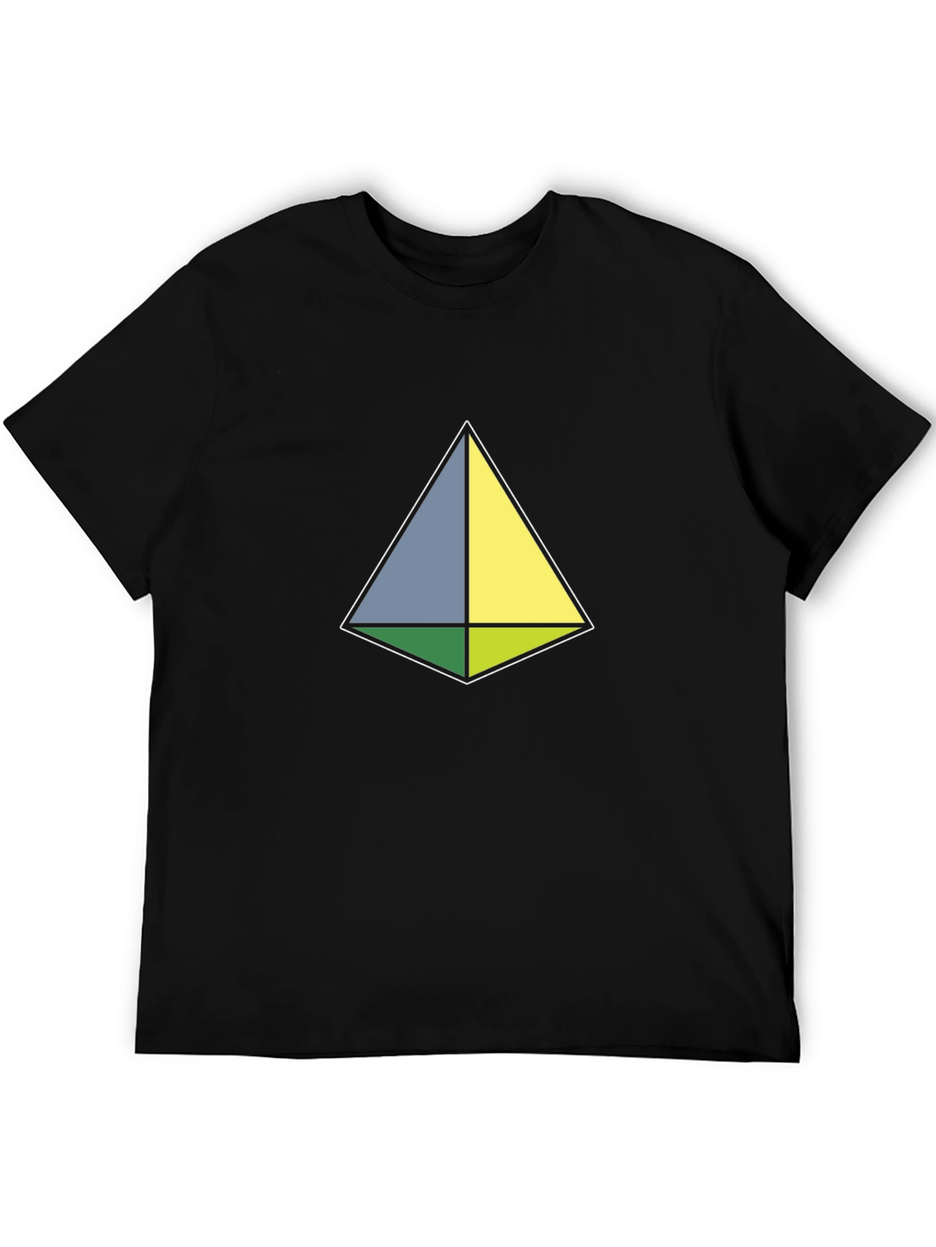 Geometric Tee - Minimalist Design Modern Style