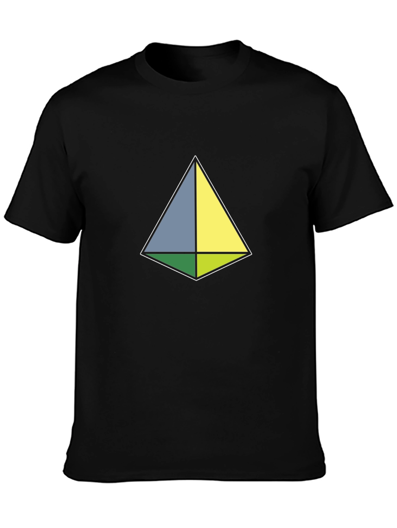 Geometric Tee - Minimalist Design Modern Style