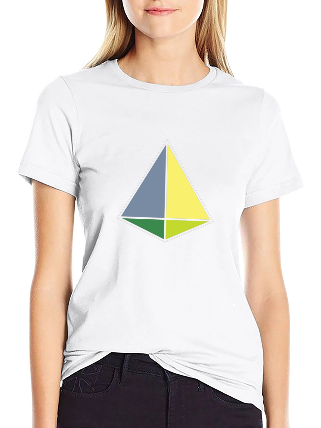 Geometric Tee - Minimalist Design Modern Style