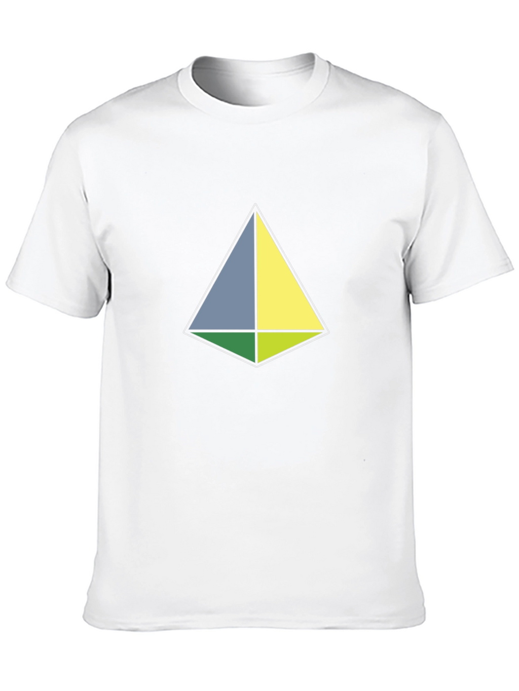 Geometric Tee - Minimalist Design Modern Style