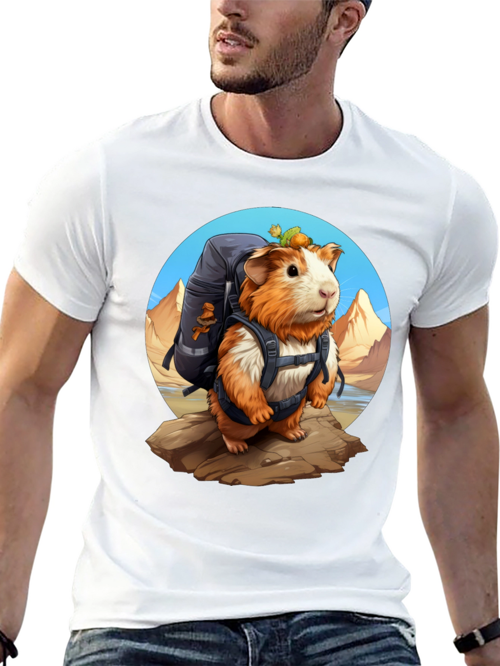 Adventurous Guinea Pig T-Shirt
