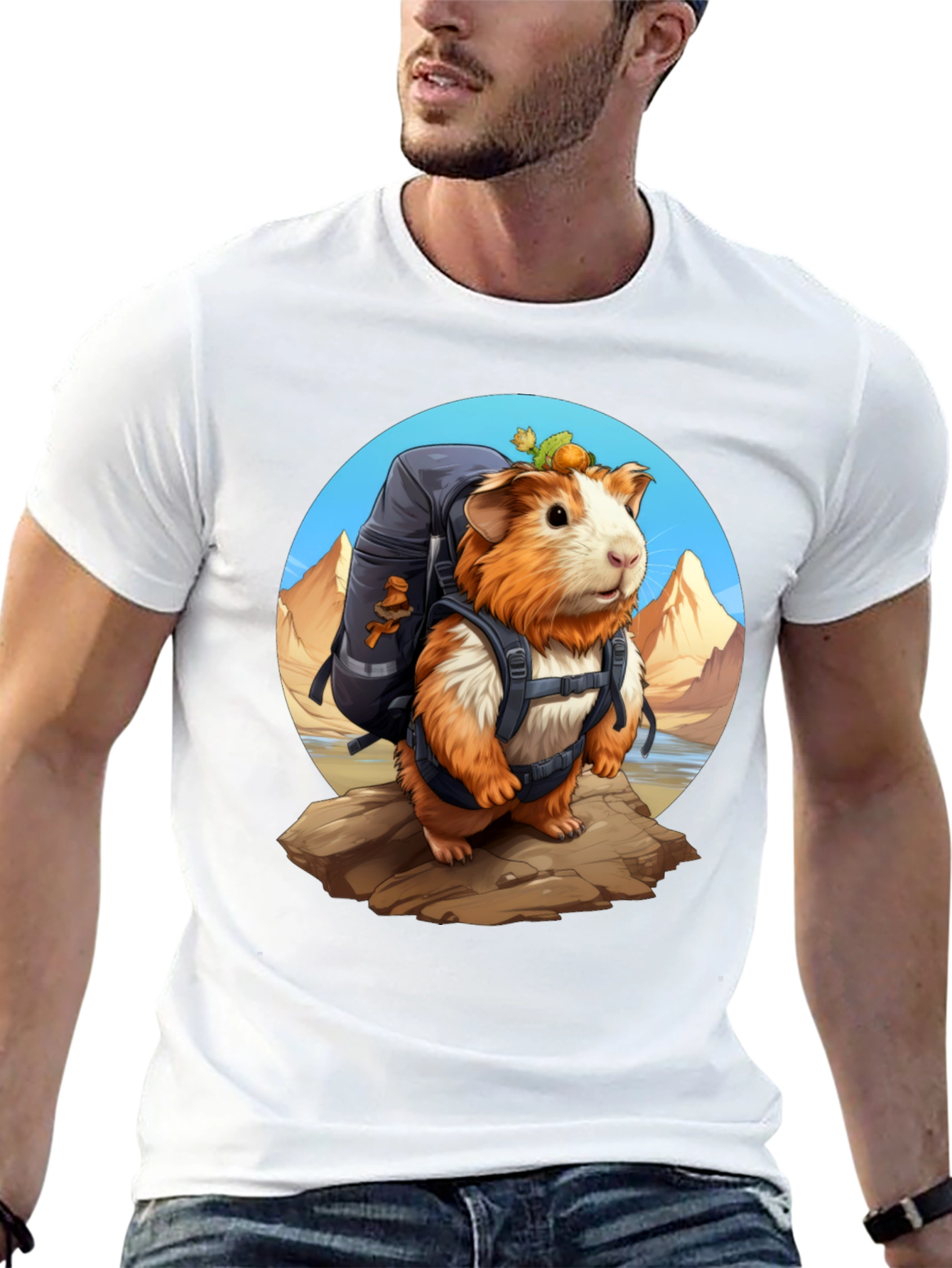 Adventurous Guinea Pig T-Shirt