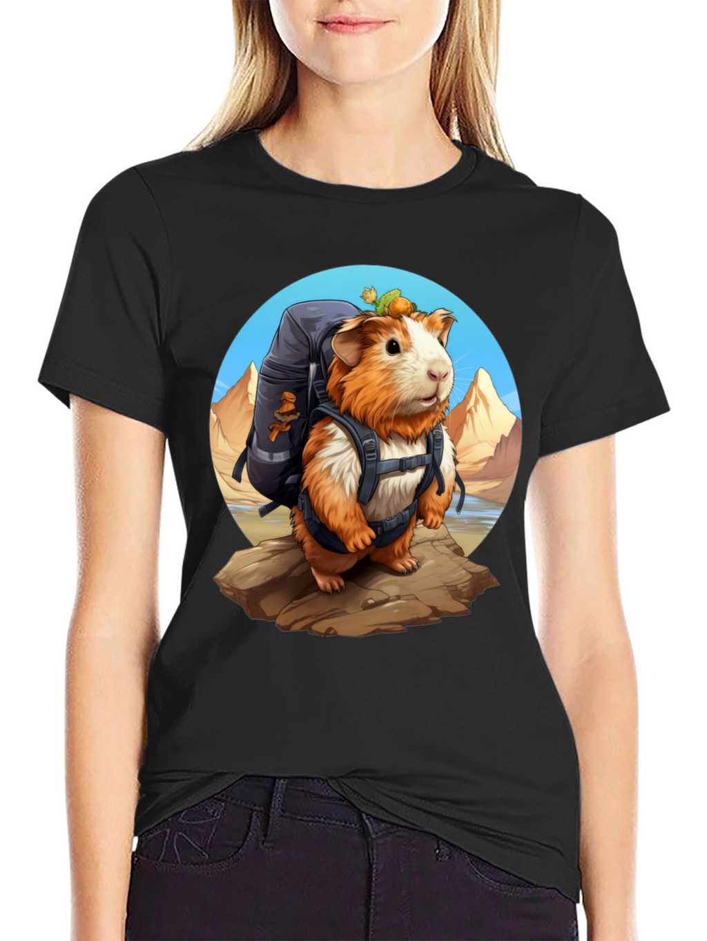 Adventurous Guinea Pig T-Shirt