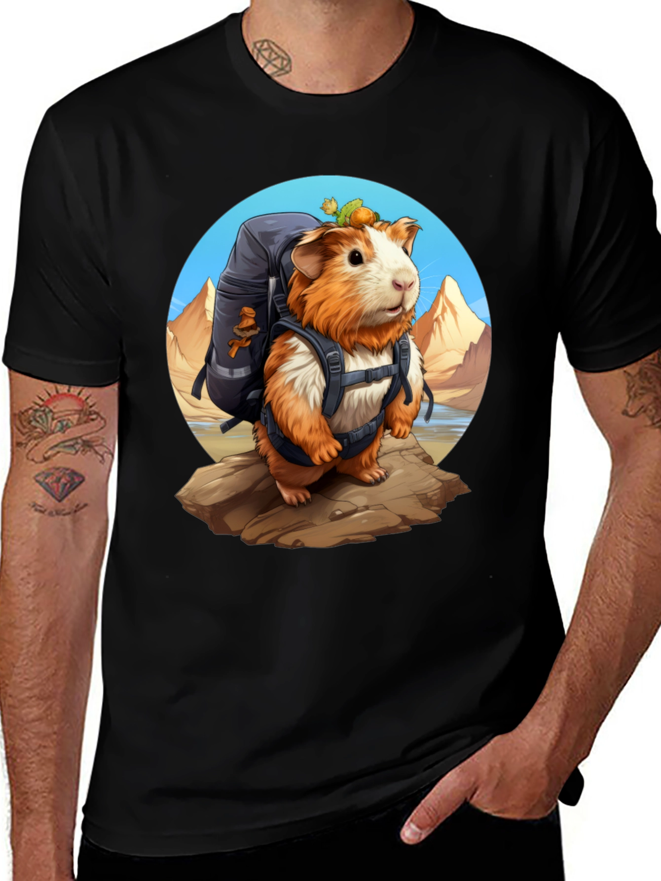 Adventurous Guinea Pig T-Shirt