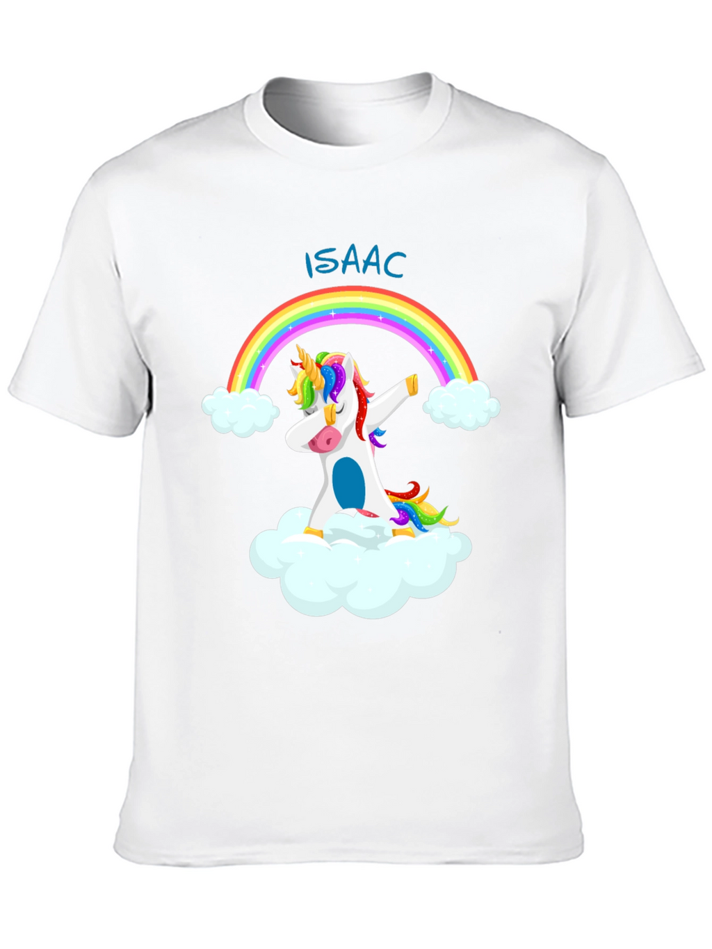 Rainbow Unicorn Dabbing Personalized T-Shirt