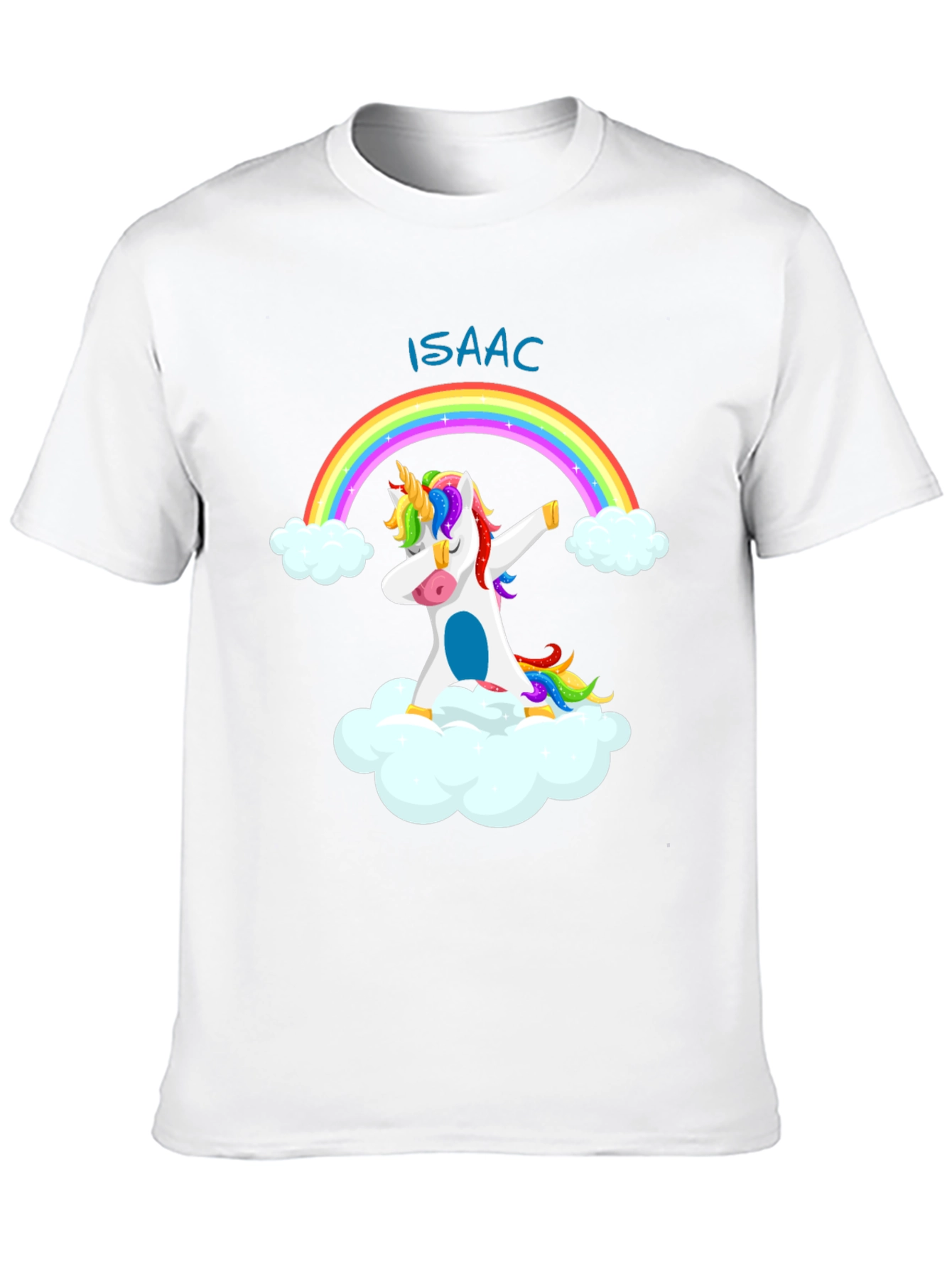 Rainbow Unicorn Dabbing Personalized T-Shirt