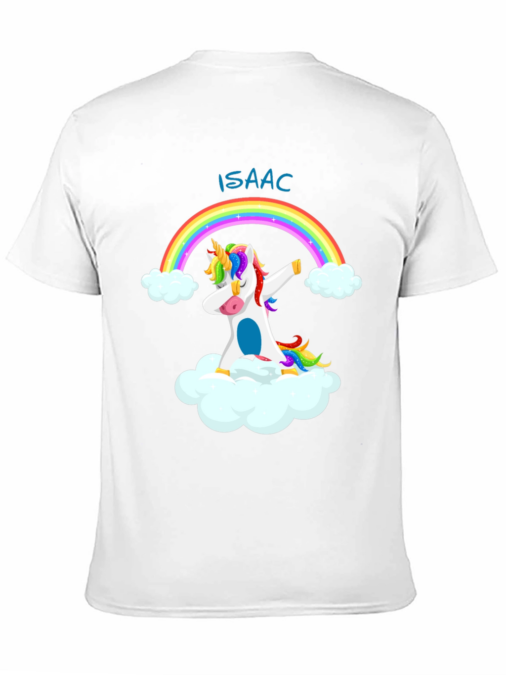 Rainbow Unicorn Dabbing Personalized T-Shirt