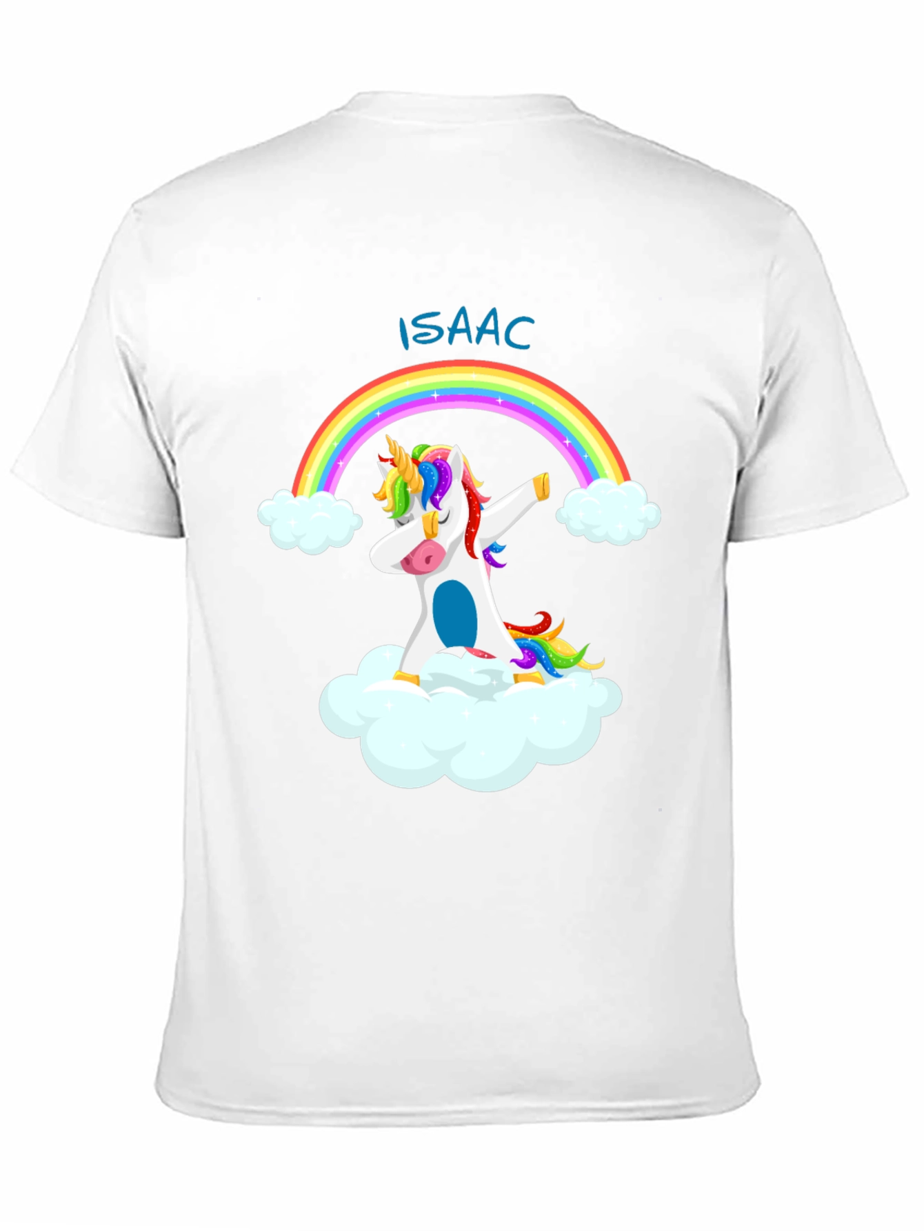 Rainbow Unicorn Dabbing Personalized T-Shirt