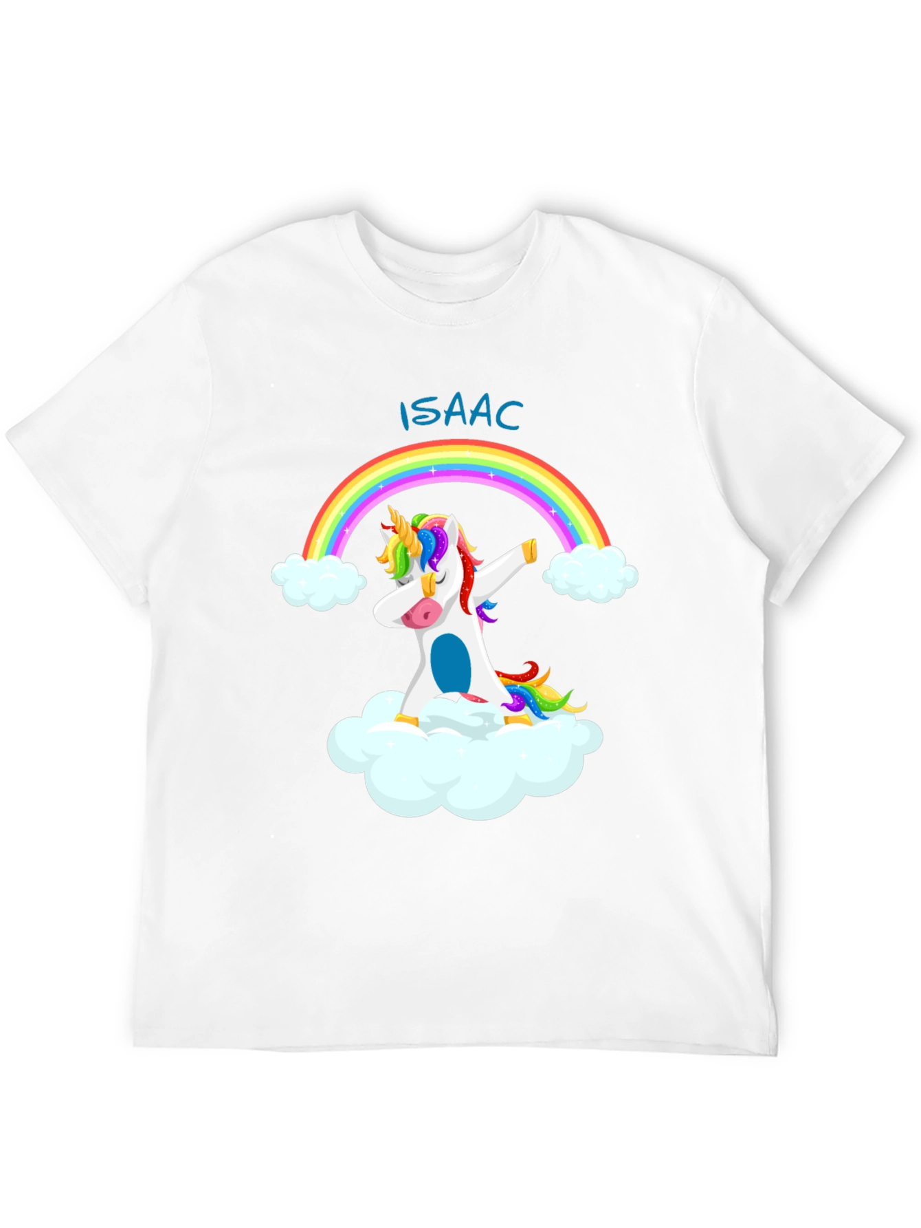 Rainbow Unicorn Dabbing Personalized T-Shirt