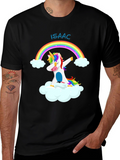 Rainbow Unicorn Dabbing Personalized T-Shirt