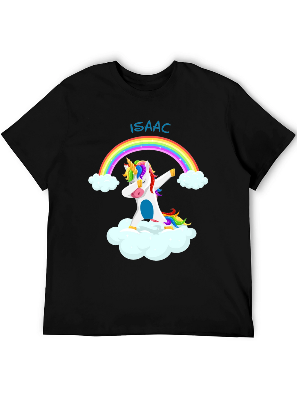 Rainbow Unicorn Dabbing Personalized T-Shirt