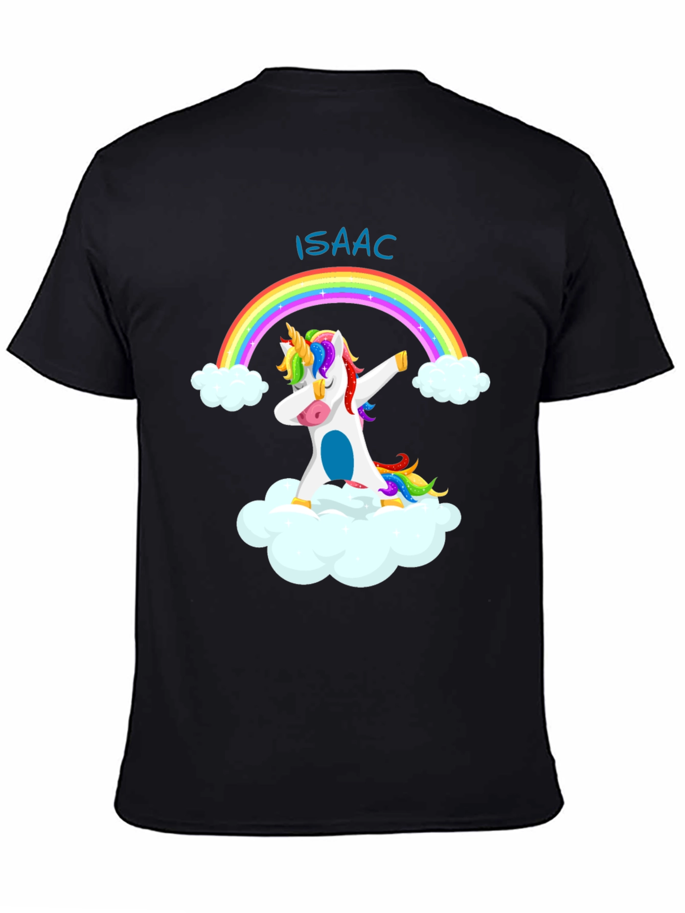 Rainbow Unicorn Dabbing Personalized T-Shirt