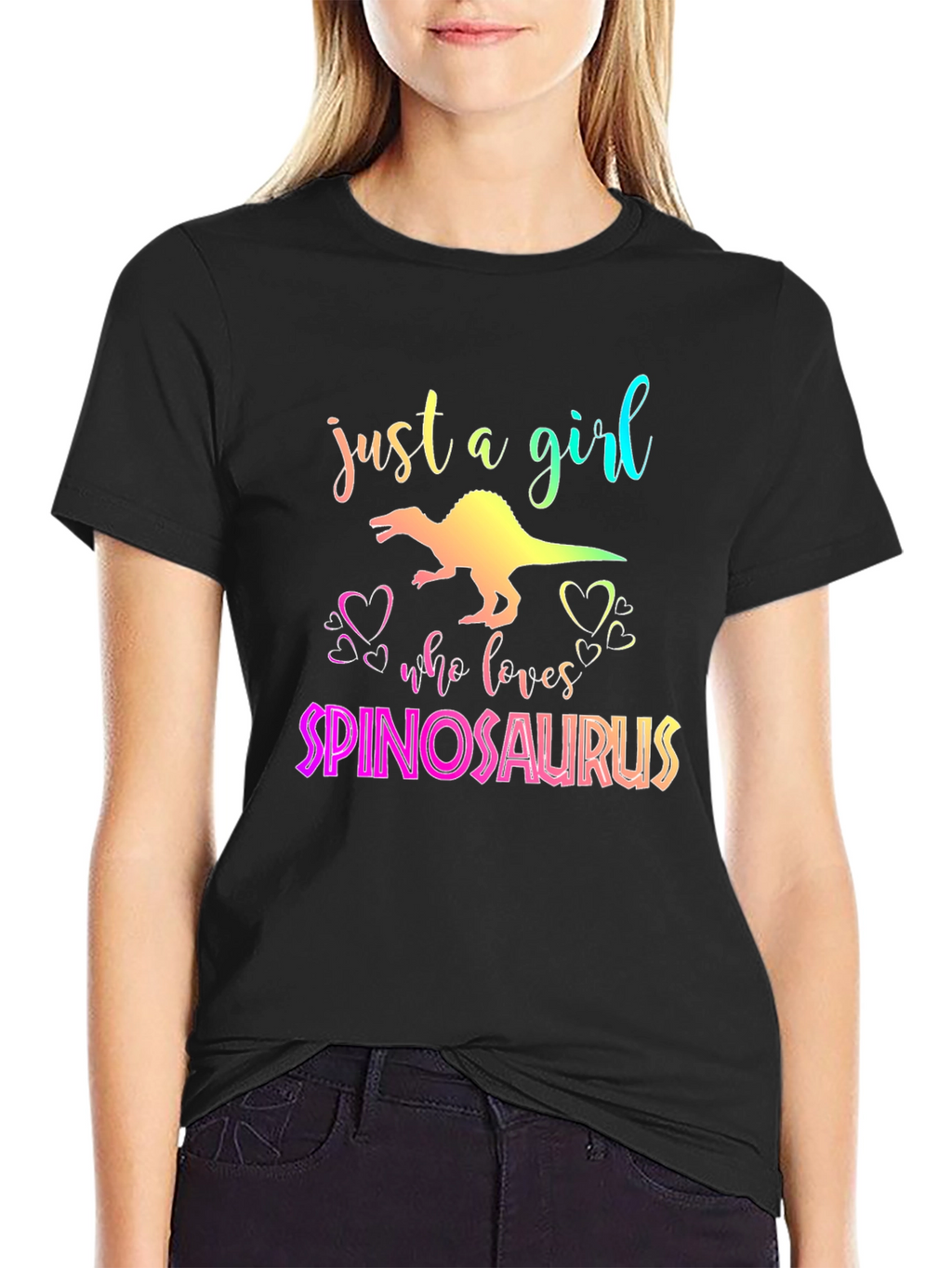 Spinosaurus Girls T-Shirt - Dinosaur Lover Tee