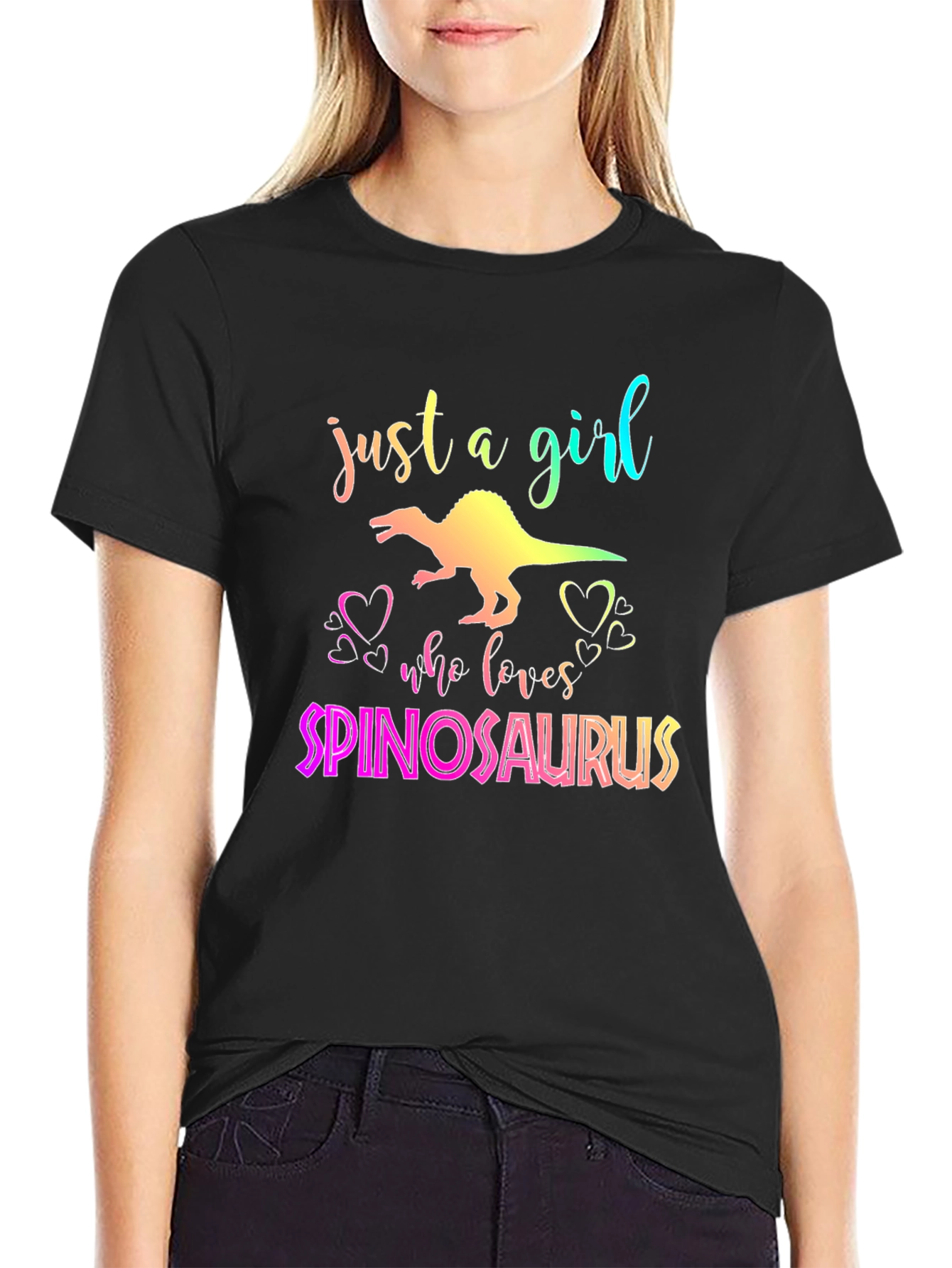 Spinosaurus Girls T-Shirt - Dinosaur Lover Tee
