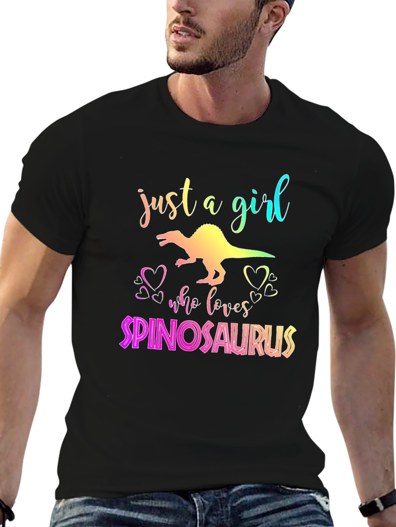 Spinosaurus Girls T-Shirt - Dinosaur Lover Tee