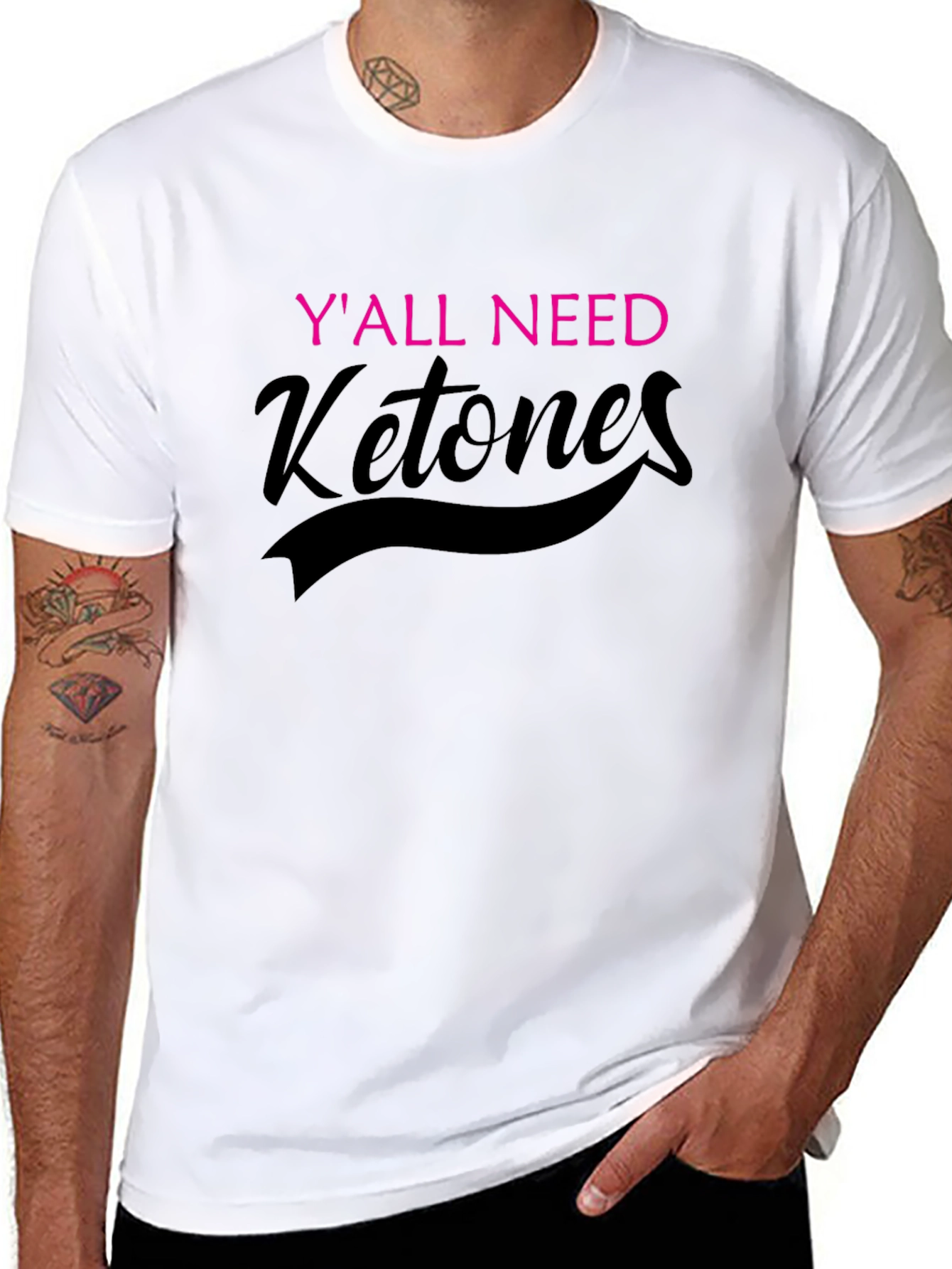 Yall Need Ketones Black T-Shirt
