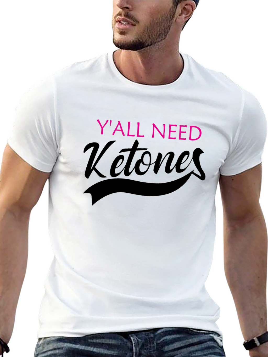 Yall Need Ketones Black T-Shirt