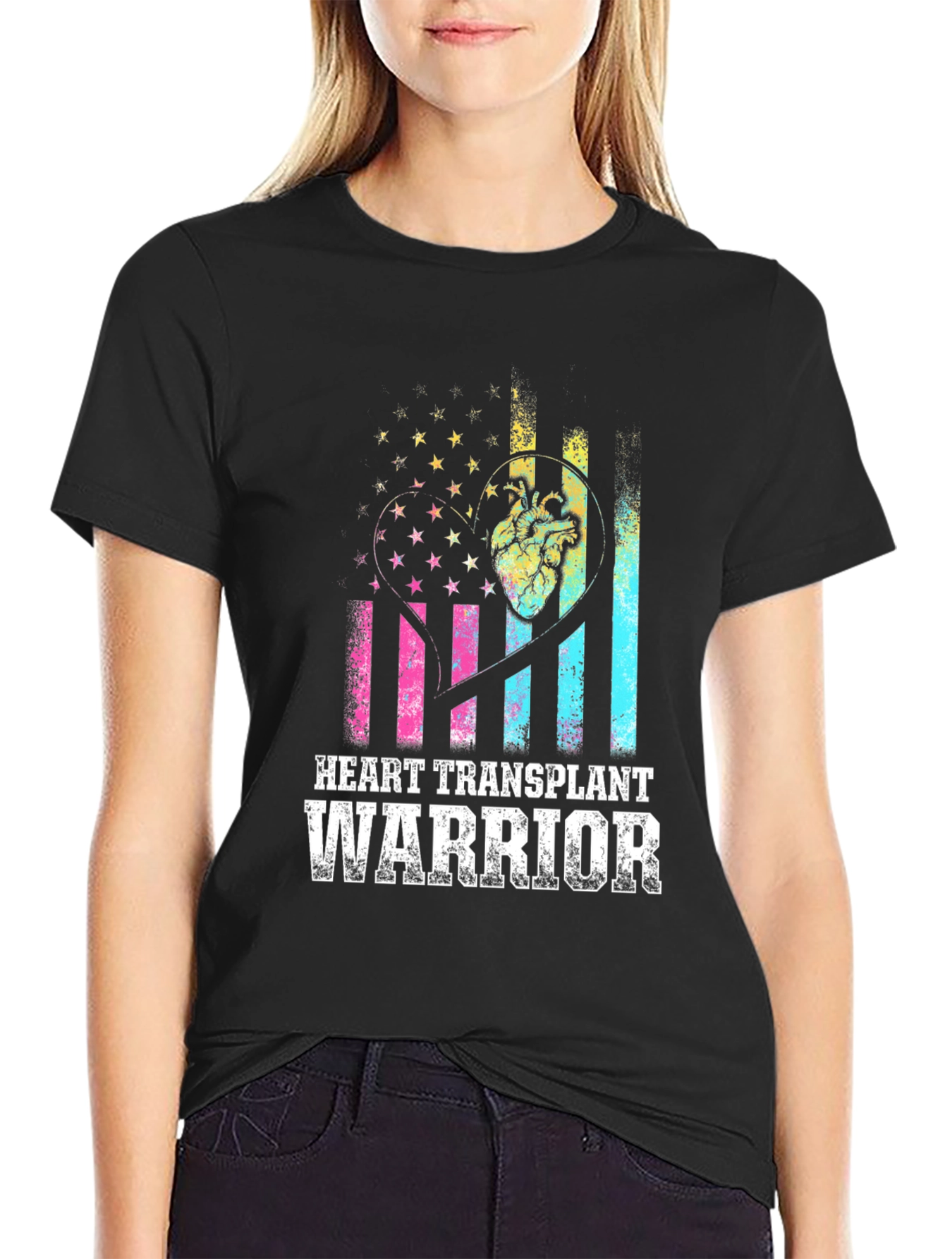 Heart Transplant Warrior Graphic Tee