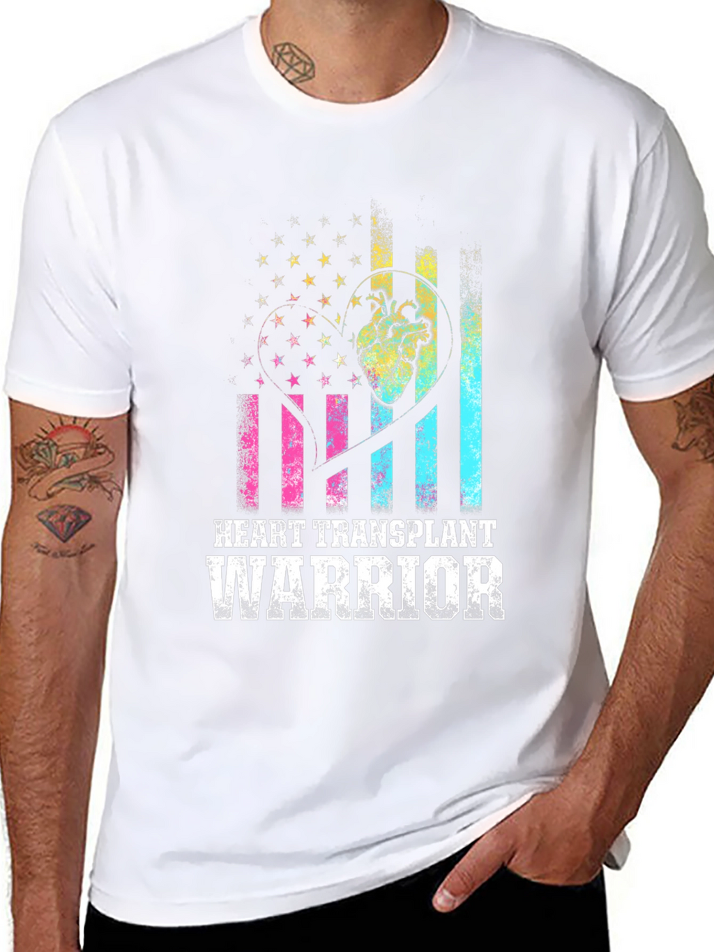 Heart Transplant Warrior Graphic Tee