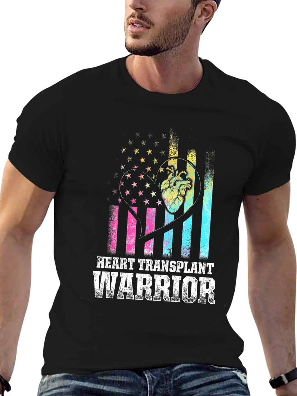 Heart Transplant Warrior Graphic Tee