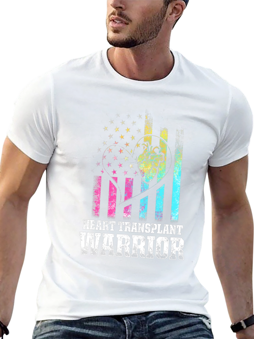 Heart Transplant Warrior Graphic Tee