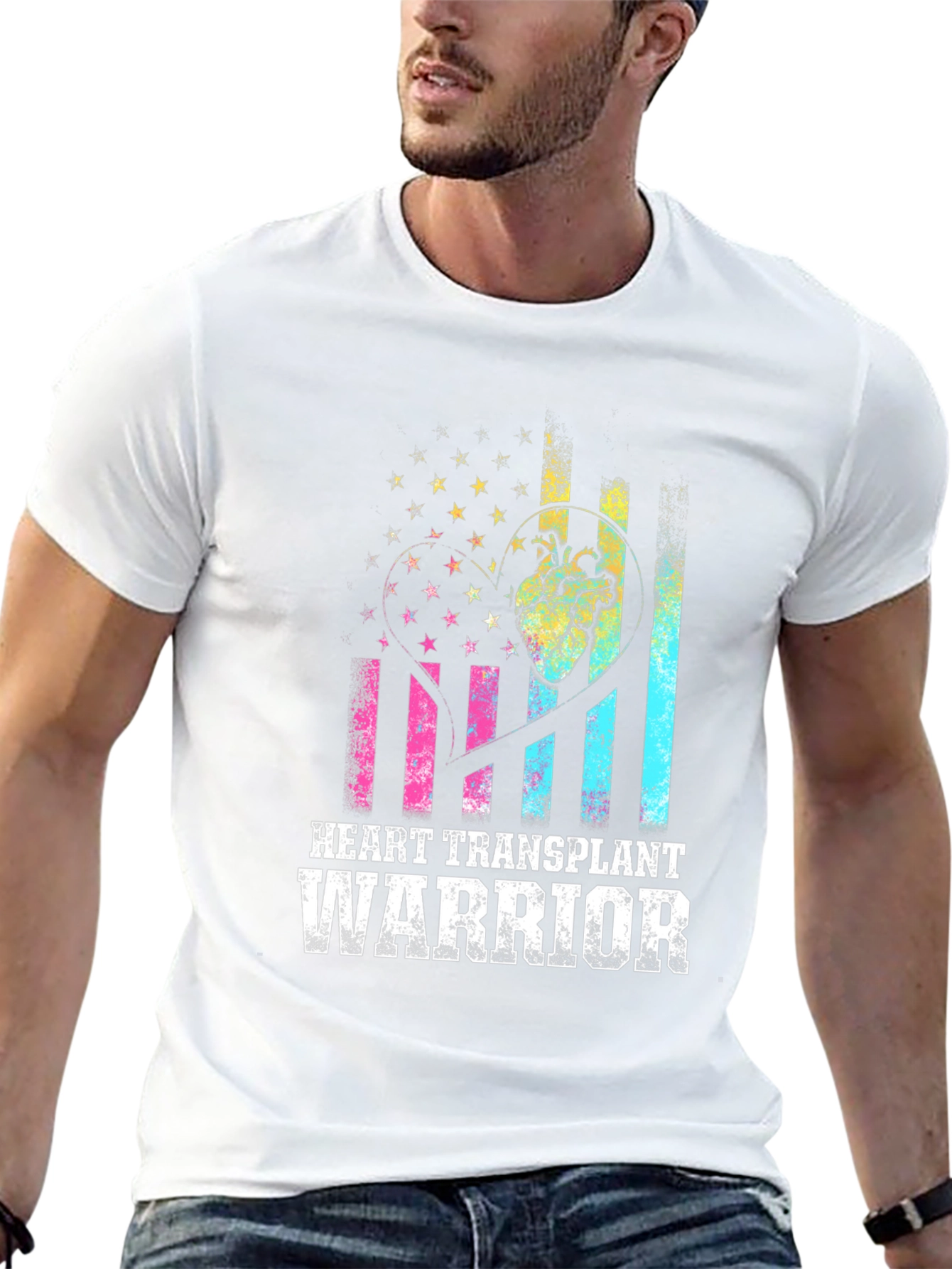 Heart Transplant Warrior Graphic Tee