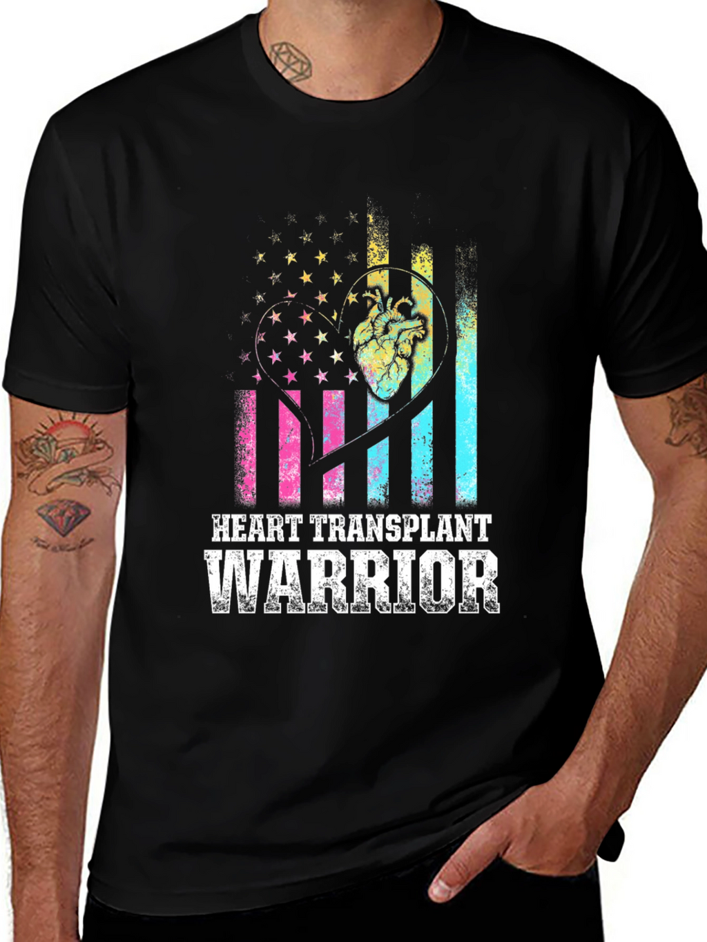Heart Transplant Warrior Graphic Tee