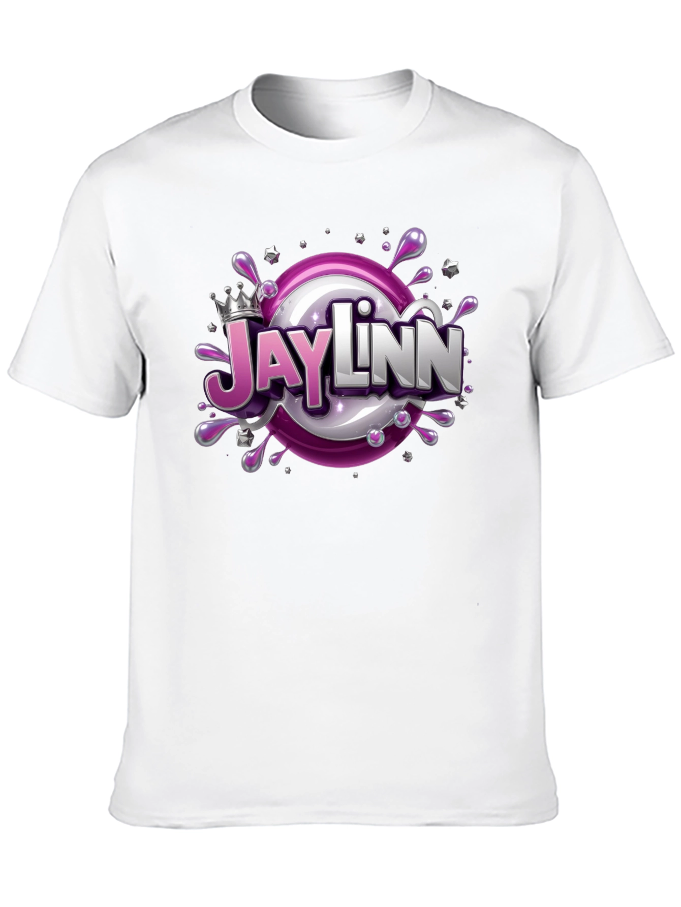 Jaylinn Cartoon Graphic Black T-Shirt