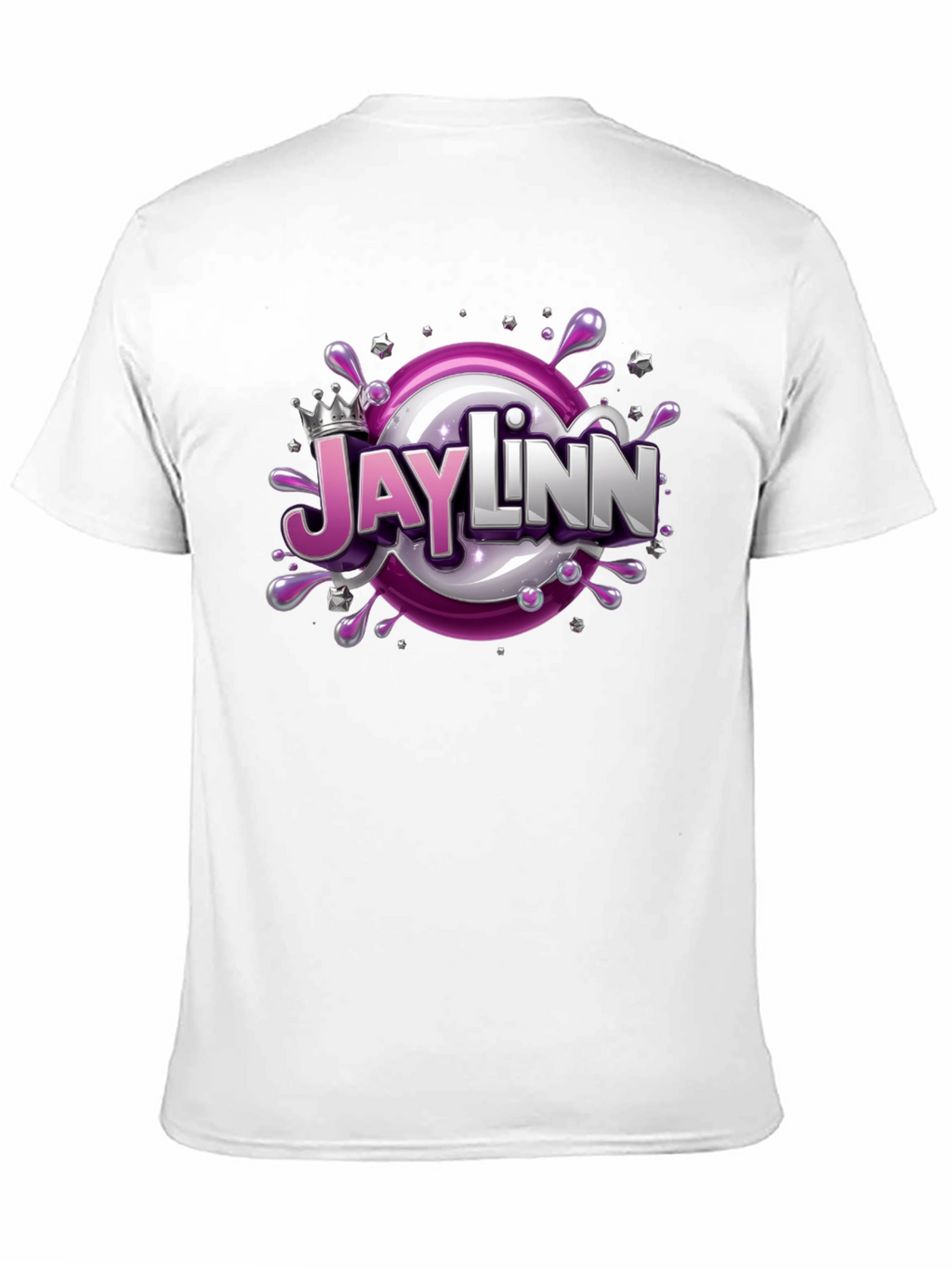 Jaylinn Cartoon Graphic Black T-Shirt