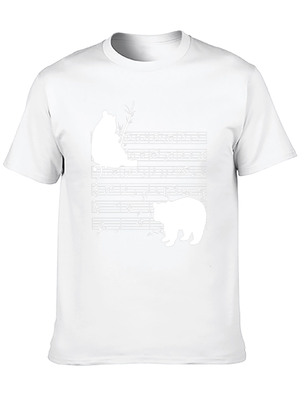 Musical Bear Black T-Shirt