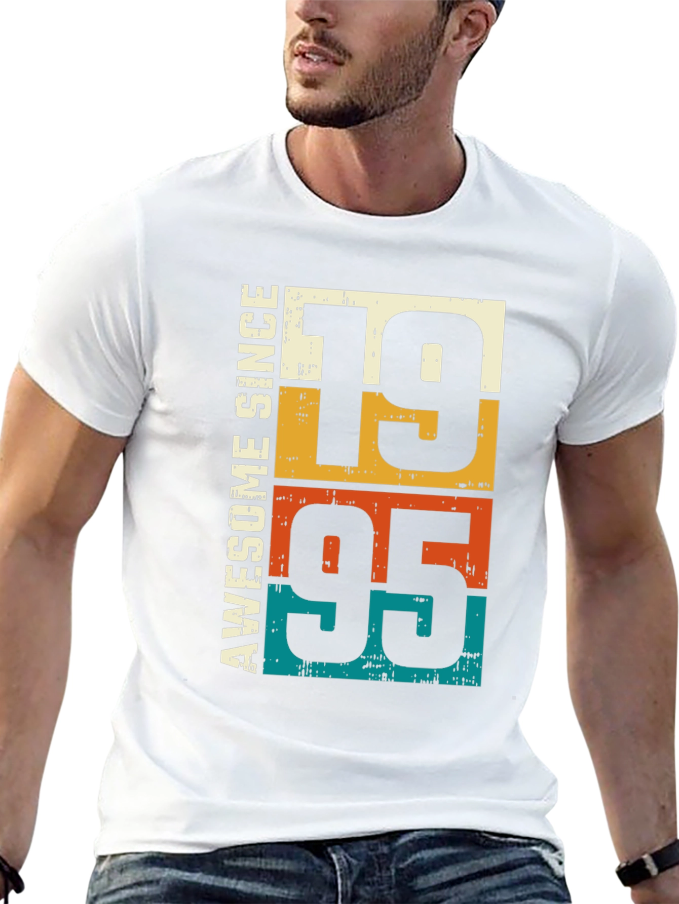 Awesome Since 1995 Retro Graphic T-Shirt
